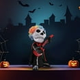 thumbnail image 2 of Halloween Rotating Skeleton Decor Motorized Display With Glowing Red & Sound Effects Halloween House Prop (Battery Required), 2 of 5