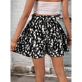 thumbnail image 6 of Women'S Flowy Shorts Beach Vacation Summer High Waist Wide Leg Casual Dressy Shorts Flower Color 4 S, 6 of 7