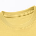 thumbnail image 6 of ZOYOEN Boys Cotton T Shirts- Short Sleeve Summer Casual Soft Kids Basic Tees Yellow Size 5 T, 6 of 6