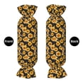 thumbnail image 2 of Xecao Black Marble Pattern Sunflower Print+Candy-Inspired Plush Pillow for Men Women Suitable for Beds, Sofas, Game Rooms Drawstring Closure, 2 of 8