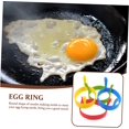 thumbnail image 2 of 8pcs Egg Griddle Silicone Pancake Molds for Griddle Round Silicone Molds Egg Cooking Rings Egg Shaper Circles Egg Circle with Handles Fried Eggs Egg Omelet Kitchen Gadgets Pie, 2 of 5