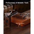 thumbnail image 4 of 5-in-1 Torch Lighter with Straight Cutter, Punch, Holder, Draw Enhancer Tool, Windproof Jet Flame Lighter, Butane Refillable Torch Lighters, Butane Lighter Gifts for Men, Multifunctional Accessories, 4 of 7
