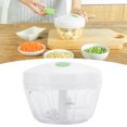 thumbnail image 4 of Manual Grinder, Stainless Steel Blades Vegetable Chopper Vegetable Cutter  For Travel For Camping, 4 of 8