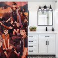 thumbnail image 5 of Haikyu!! Shower Curtain Waterproof Polyester Fabric Bathroom Curtain Decorative Set with 12 Hooks, 5 of 7