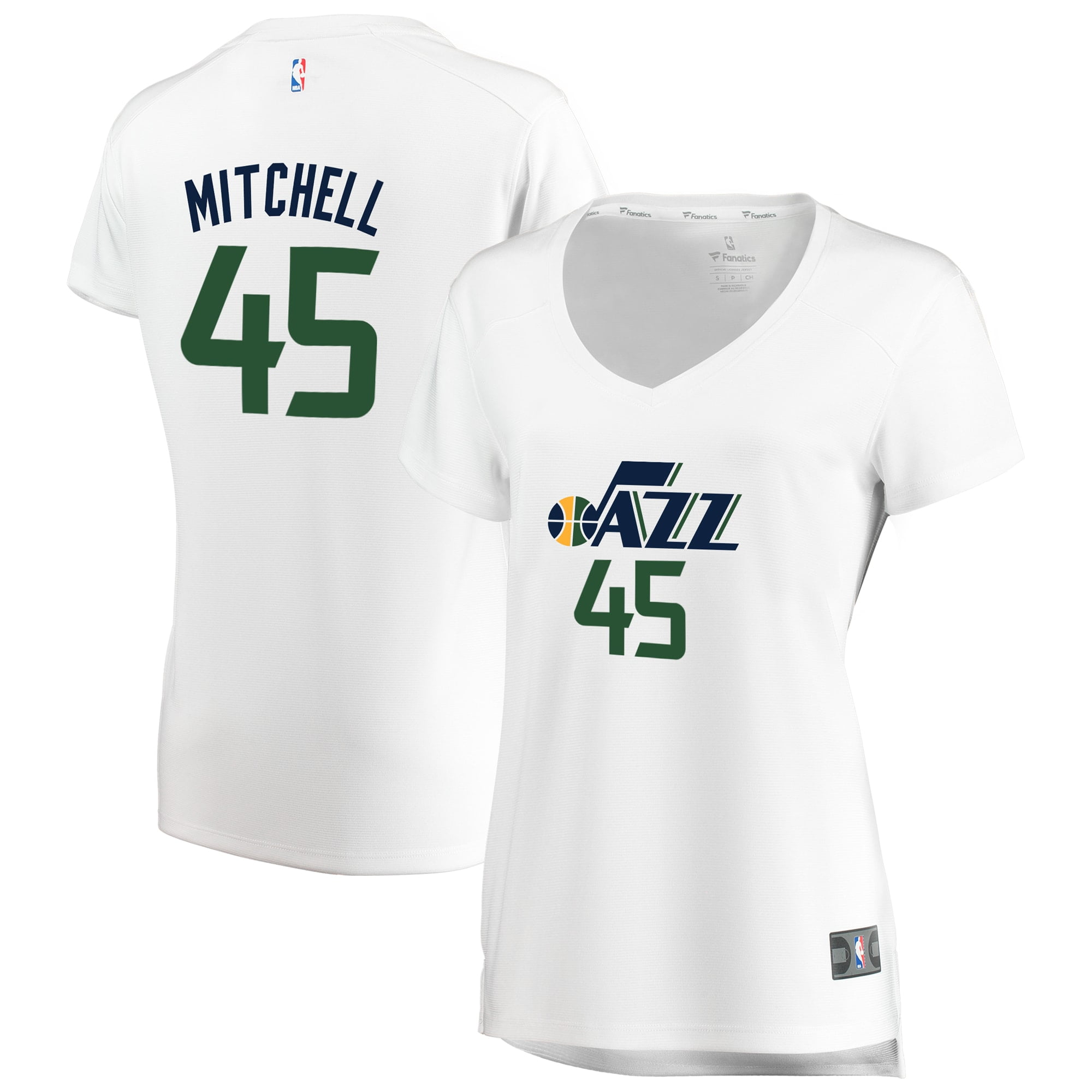 Donovan mitchell jersey white Clearance