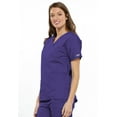 thumbnail image 3 of Cherokee V-Neck Scrub Top for Women with 3 Pockets & Dolman Sleeve - 4700, 3 of 6