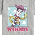 thumbnail image 3 of Toy Story 4 - Sunny Side Up Woody - Toddler & Youth Short Sleeve Graphic T-Shirt, 3 of 5