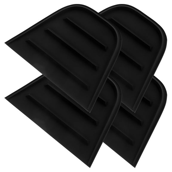 FENGGUIQU 4 Pcs Black Luggage Corner Protectors re Styling Enhancement