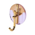 thumbnail image 4 of Wall Hooks Wall Mounted Hook Acrylic Towel Hooks for Bedroom Bathroom Closet Pink, 4 of 9