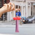 thumbnail image 5 of Lip Balm Keychain Caps Fashionable Key Holder Functional Key Jewelry Plastic Texture Perfect for Women and Girls, 5 of 8