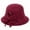 Red, variant on Charmgo Trucker Hat Clearance, Female Autumn Winter Fashion Casual Hat Dome British Top Hat Bucket Hat Baseball Cap, Sun Hats for Women Black