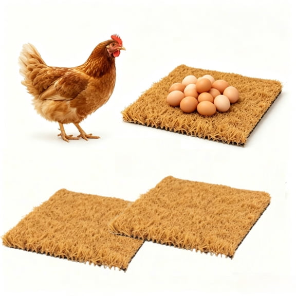 Chicken Nesting Pads 12"×12" Washable Pads for Coop Chicken Hen 3 Pcs