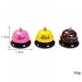 thumbnail image 2 of Hotel Service Steel Bell Call Ringer Ring Reception Restaurant Desk Kitchen Toy, 2 of 6