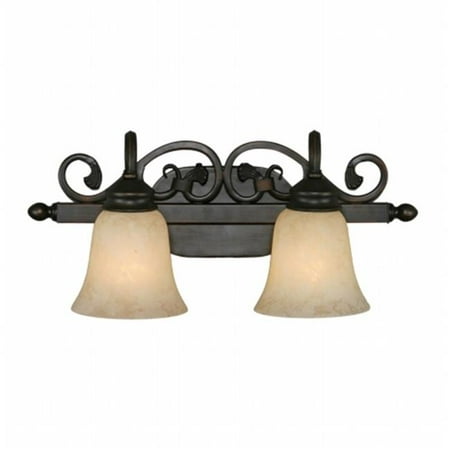

Belle Meade Rubbed Bronze 2 Light Vanity