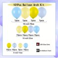 thumbnail image 2 of Kit de arco de globos con diseño de macarrones, 101 unidades, amarillo y azul, verano, 2 of 2