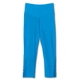 thumbnail image 4 of Swim 365 Women's Plus Size High-Waisted Swim Capri With Lattice Detail, 4 of 6