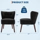 thumbnail image 3 of Yeshouse Elegante sillón moderno de mediados de siglo con respaldo alto capitoné, cómodo sillón de lectura para sala de estar, dormitorio, vestidor y oficina en casa, 3 of 9