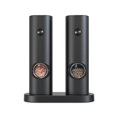 thumbnail image 1 of Electric Salt and Pepper Mill Set, Battery Operated Black Pepper Mill with Base, 5 Coarse Levels, Adjustable, 1 of 5