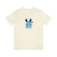 thumbnail image 2 of I love You Bunny Valentine's Day Unisex Jersey Short Sleeve Tee, 2 of 10