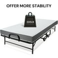 thumbnail image 6 of SunsGrove  Folding Bed with Mattress for Adults, Twin Size, Portable Foldable Bed with Luxurious Memory Foam Mattress & Super Strong Frame, 75” x 38", Fold Up, Roll Away, & Hideaway, 6 of 7