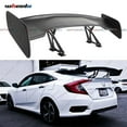thumbnail image 3 of 57 Inch Universal Rear Spoiler, Adjustable GT Style Car Rear Trunk Spoiler Wing Compatible with Mazda Miata Chevy Corvette Camaro Nissan Lexus Toyota Honda Civic Ford Mustang Scion, 3 of 12