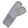 thumbnail image 3 of XX-Large Slip Stop Single Tread Slipper Socks (6 Pairs) (Gray), 3 of 4
