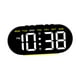 thumbnail image 3 of Reloj despertador digital LED moderno y ajustable para escritorio, ideal para el hogar, el dormitorio y la oficina. Luz amarilla, 3 of 9