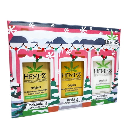 Hempz 3 Piece Set. Hair & Body Gift Set: Original Scent