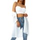 thumbnail image 3 of Sunloudy - Chaqueta de chifón transparente para mujer, estilo informal, ligera, para playa, blusa, chal Sunloudy  S/ M / L / XL / XXL, 3 of 9