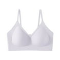 thumbnail image 5 of Lixiuxyad Women Bras Pack Women's Comfortable Supportive Everyday Bra For Home And Leisure With 4 3 Hook Design Pure Color Seamless Underwear, 5 of 5