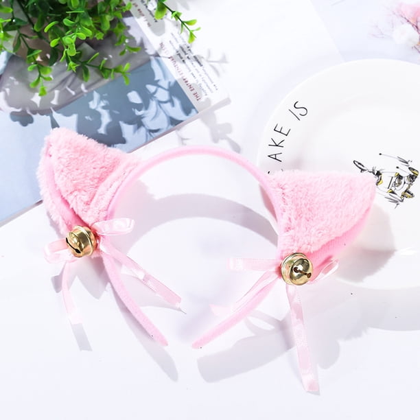 Diademas para mujer, diadema cuadrada con orejas y diadema para el pelo, diadema para fiesta de cosplay, accesorio para el pelo de regalo, diadema para mujer