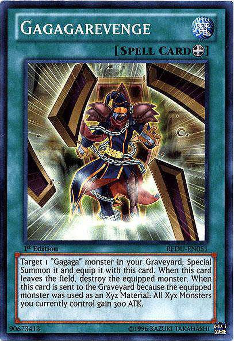 YuGiOh Return of the Duelist Super Rare Gagagarevenge REDU-EN051
