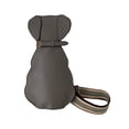 thumbnail image 3 of yuksok Women Shoulder Bag Adjustable Strap Dog Shaped Bag for Travel Shopping Party Gray, 3 of 9