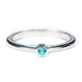 thumbnail image 3 of Classic Bezel Set Birthstone Ring - Blue Topaz (December), 3 of 4