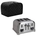 thumbnail image 3 of Younar 12 x 11 x 8.5inch Toaster Cover 4 Slice - Dust-Proof Bread Machine Cover, Washable Bakeware Protector black, 3 of 9