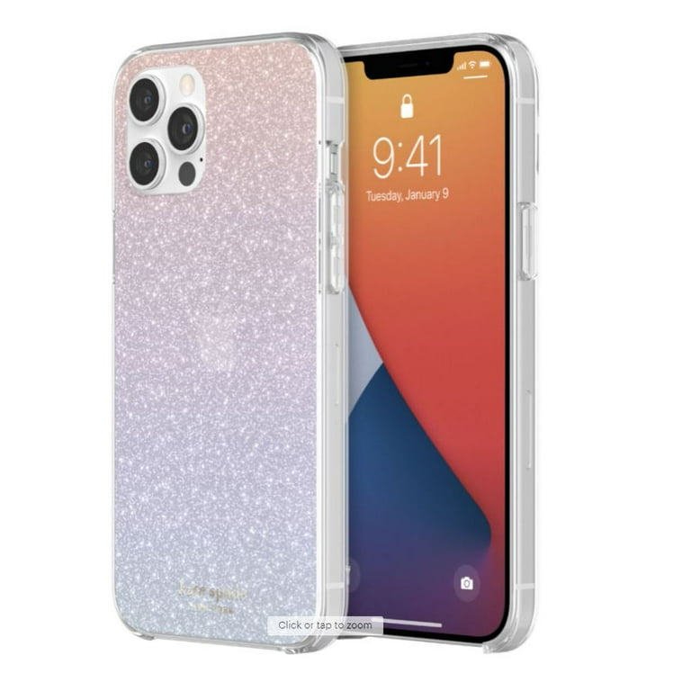 きれい色 グリッター☆Kate Spade☆iPhone 12/Pro/ProMax/mini Kate Spade New York Apple iPhone 12 Pro Max Hard Shell Phone