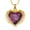 Gold/Purple, variant on Personalize Always on My Mind Forever in My Heart Cremation Urn Pendant Memory Necklace for Cremation Ashes of Loved One Human Pet Memorial Jewelry