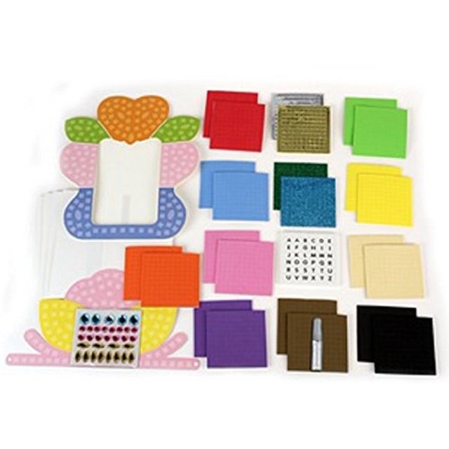 Kit de mosaicos para niños SpiceBox con 600 piezas y tiara