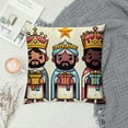 thumbnail image 2 of Feliz Dia de Reyes Throw Pillow Cover, Holy King Birthday Holiday Cushion Case Decoration for Sofa Couch, 2 of 5