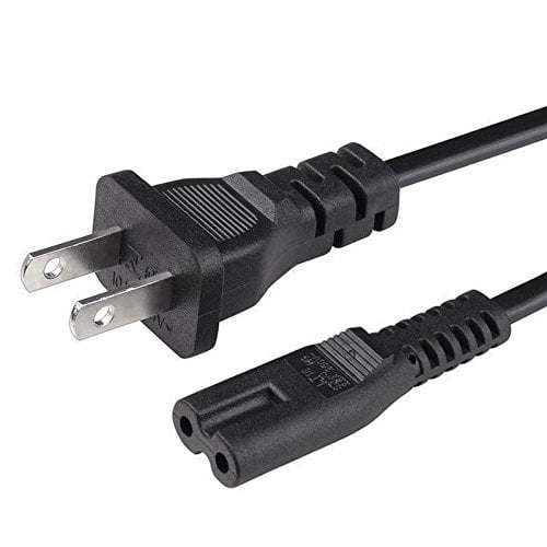 OMNIHIL AC Power Cord for Arris Router Modem; Vizio, Sharp Sanyo Emerson TV; Sony PlayStation 1 2 PS1 PS2; Bose Companion 3 5 Speaker Audio System