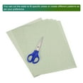 thumbnail image 5 of Dollhouse Wallpaper and Flooring 12 Inch x 8 Inch Fabric Pattern Light Green for Dollhouse Sand Table Model 5 Pcs, 5 of 6