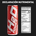 thumbnail image 2 of Bebida carbonatada H2O Power con yerba mate y guaraná sabor frutos rojos 355 ml, 2 of 4
