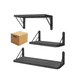 thumbnail image 1 of Repisas Flotantes Madera Modernas Estantes Baño Topon 3pcs Belug Gris, 1 of 5