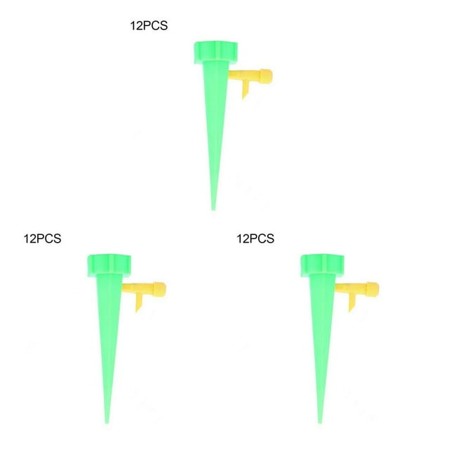 maskred Pointes d'Arrosage pour Plantes Système d'Irrigation Réglable Dispositifs d'Égouttement Automatique Vert 12 Pcs 3ensemble