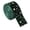 Blackish Green, variant on Dark Green Star-Print Christmas Ribbon, 1.6 in x 2.2 yd, Cloth Craft Trim for Tree Bows
