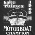 thumbnail image 2 of Mens Lake Titicaca T Shirt 1969 Motorboat Champion Funny Camping Shirt Graphic Tees, 2 of 9