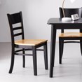 thumbnail image 3 of Livinia Aslan 29.5" Square Wooden Dining Table (Black), 3 of 7