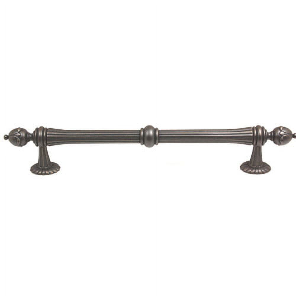 Alno D6929-12-AE Ornate 12 Inch Appliance/Cabinet Pull Antique English