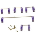 thumbnail image 3 of Pcb Mechanical Keyboard Stabilizer 6.25u 2u Mechanical Keyboard Stabilizer Mechanical Keyboard Stabilizer With GoldPlated Screws Computer Accessory For DIY 61/64/87Transparent, 3 of 8