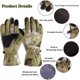 thumbnail image 4 of Guantes de invierno Guantes de esquí, Guantes de nieve cálidos e impermeables Guantes con pantalla táctil, Guantes de ciclismo Hombres Mujeres para motocicleta Snowboard Ciclismo, 4 of 5